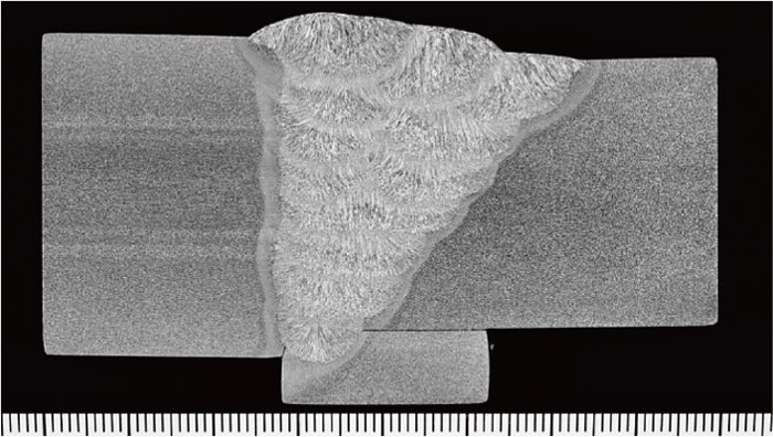 溶接部の溶込み例